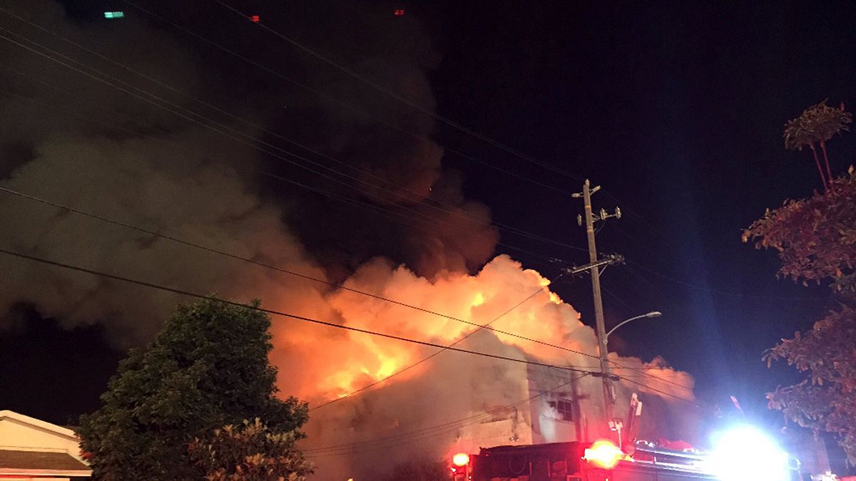 Incendie à Oakland : le bilan risque de s'alourdir