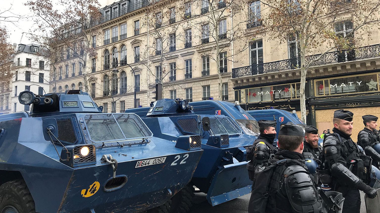 France's 'Yellow Jackets' hit Paris streets for fifth week of protests