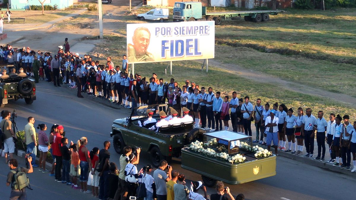L'ultimo addio a Fidel Castro