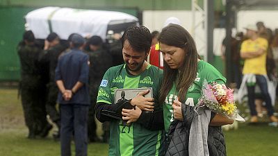 Бразилия прощается с футболистами погибшими в авиакатастрофе