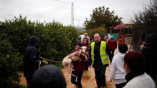 Στο έλεος της κακοκαιρίας βρίσκεται η Μάλαγα.