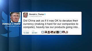 Trump volta a atacar China, agora com "tweets"