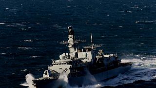 Russian Destroyer in sights of UK Navy