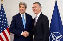 Az EU és a NATO szorosabb együttműködését hangsúlyozták Kerry búcsúlátogatásán