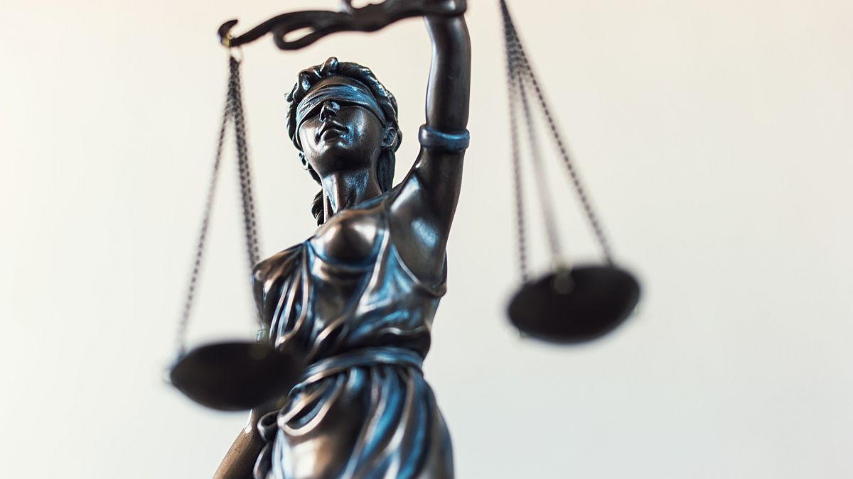 Lady Justice with the scales of justice