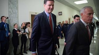 Image: James Comey arrives to testify during a closed House Judiciary Commi