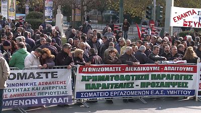 اضراب في اليونان احتجاجا على اجراءات تقشفية جديدة