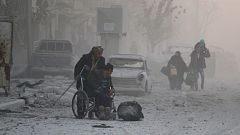Syrien: Immer mehr Menschen verlassen belagerten Ostteil Aleppos