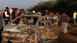 Al menos 40 personas mueren en el choque de un camión cisterna en Kenia