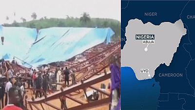 Church collapse in Nigeria kills at least 60