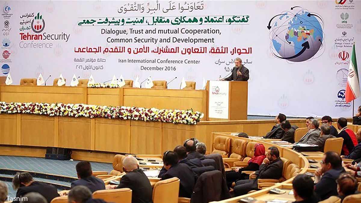 علی لاریجانی در کنفرانس امنیتی تهران: ایران دشمن عربستان نیست