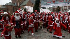 Weihnachtsläufe in Paris und Riga