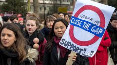 Image: Women's Strike Rally Takes Place In Russell Square