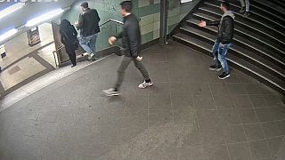 Police close on man who kicked woman down Berlin subway stairs
