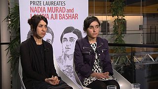 Remise du prix Sakharov à Nadia Murad et Lamia Haji Bachar