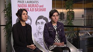 Dos jóvenes secuestradas por el Daesh, Premio Sájarov del Parlamento Europeo