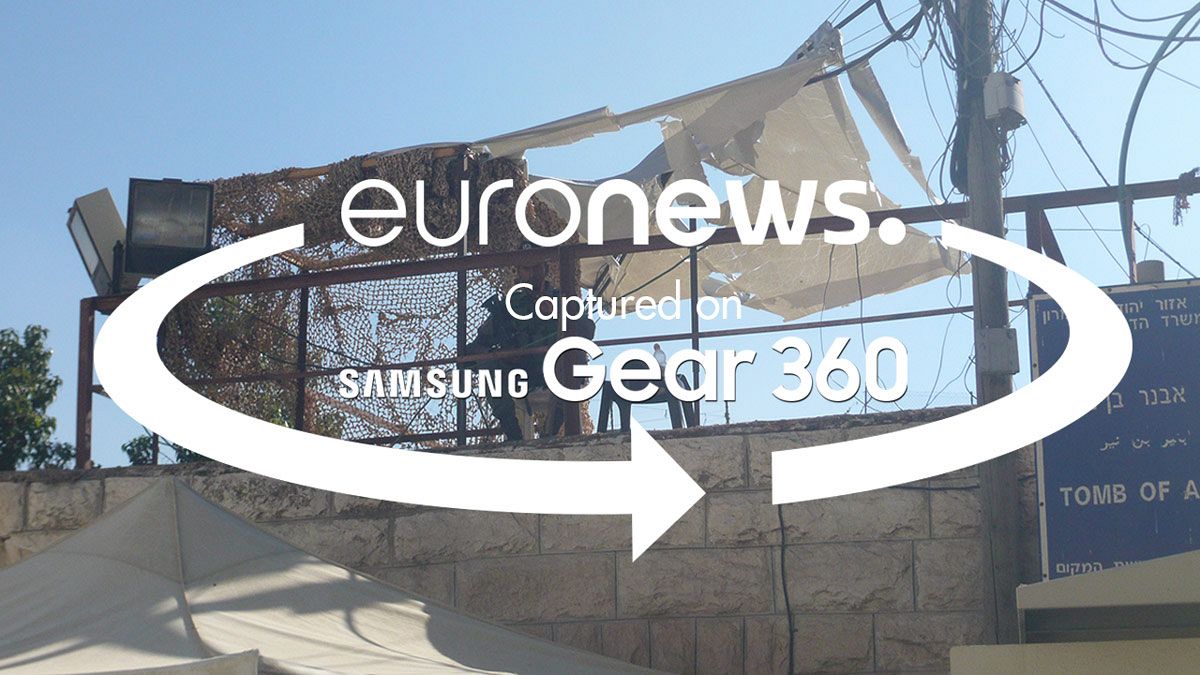 360 fokos videón Hebron nevezetességei