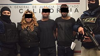 Image: Esmeralda N., Carlos N., and Francisco Javier N. were arrested for t