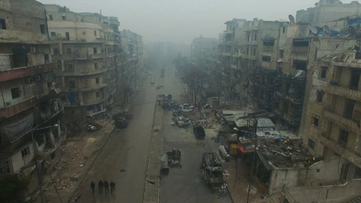 Légicsapások és ágyútűz Aleppóra