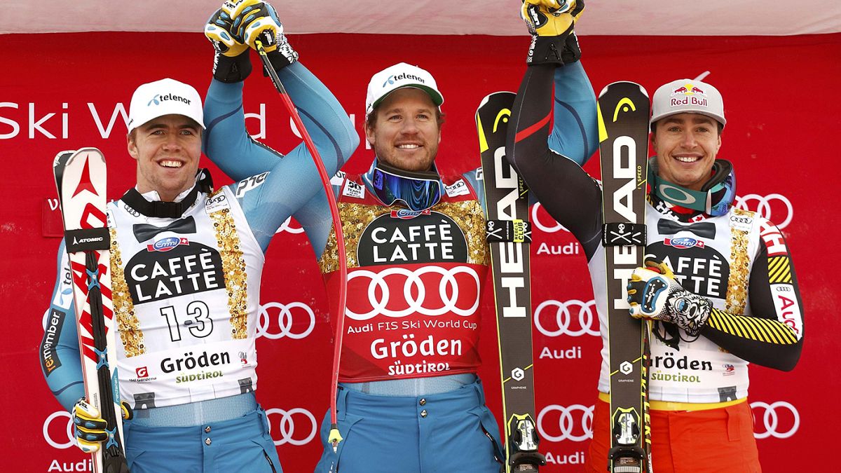 Esqui Alpino: As descidas para vitória de Kjetil Jansrud e Ilka Sthuec