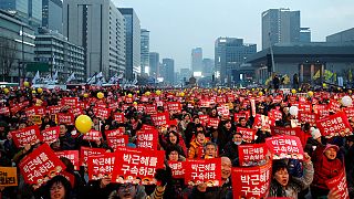 Más protestas en Corea del Sur, a favor y en contra de la presidenta Park