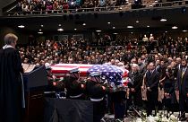 Astronot John Glenn için cenaze töreni