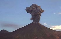 Messico: le immagini dell'eruzione del vulcano Colima