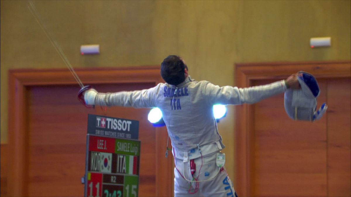 Luigi Samele se corona en el Gran Premio de México de esgrima