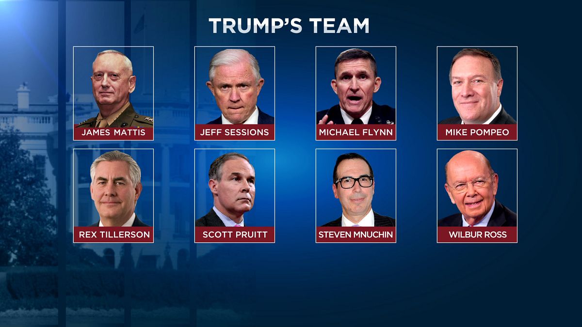 President-elect Donald Trump's cabinet team