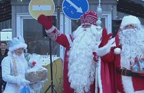 Finnisch-russischer Weihnachtsmann-Gipfel