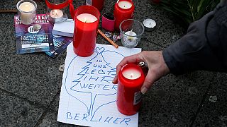 Messages for the victims of Berlin flood social media