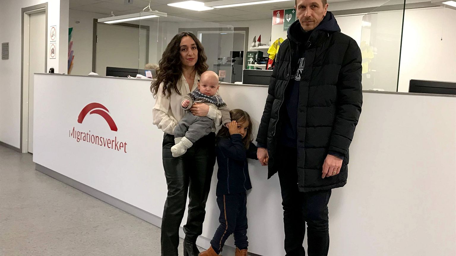 Image: Alexey Knedlyakovsky and Lusine Djanyan with their two children