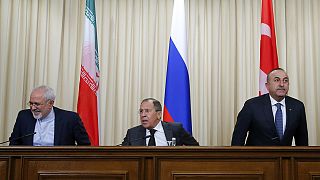 Russia, Iran and Turkey push for Syria peace plan without US or UN