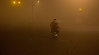 China: Smogalarm höchste Warnstufe "Rot"