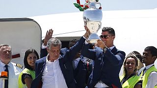 Portugal's Euro-winning coach honoured in Athens