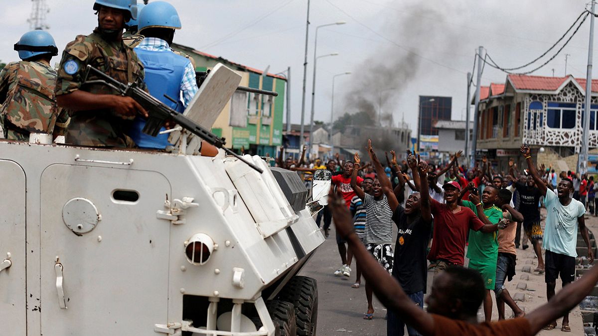 Demokratik Kongo'da protesto gösterileri şiddete dönüştü