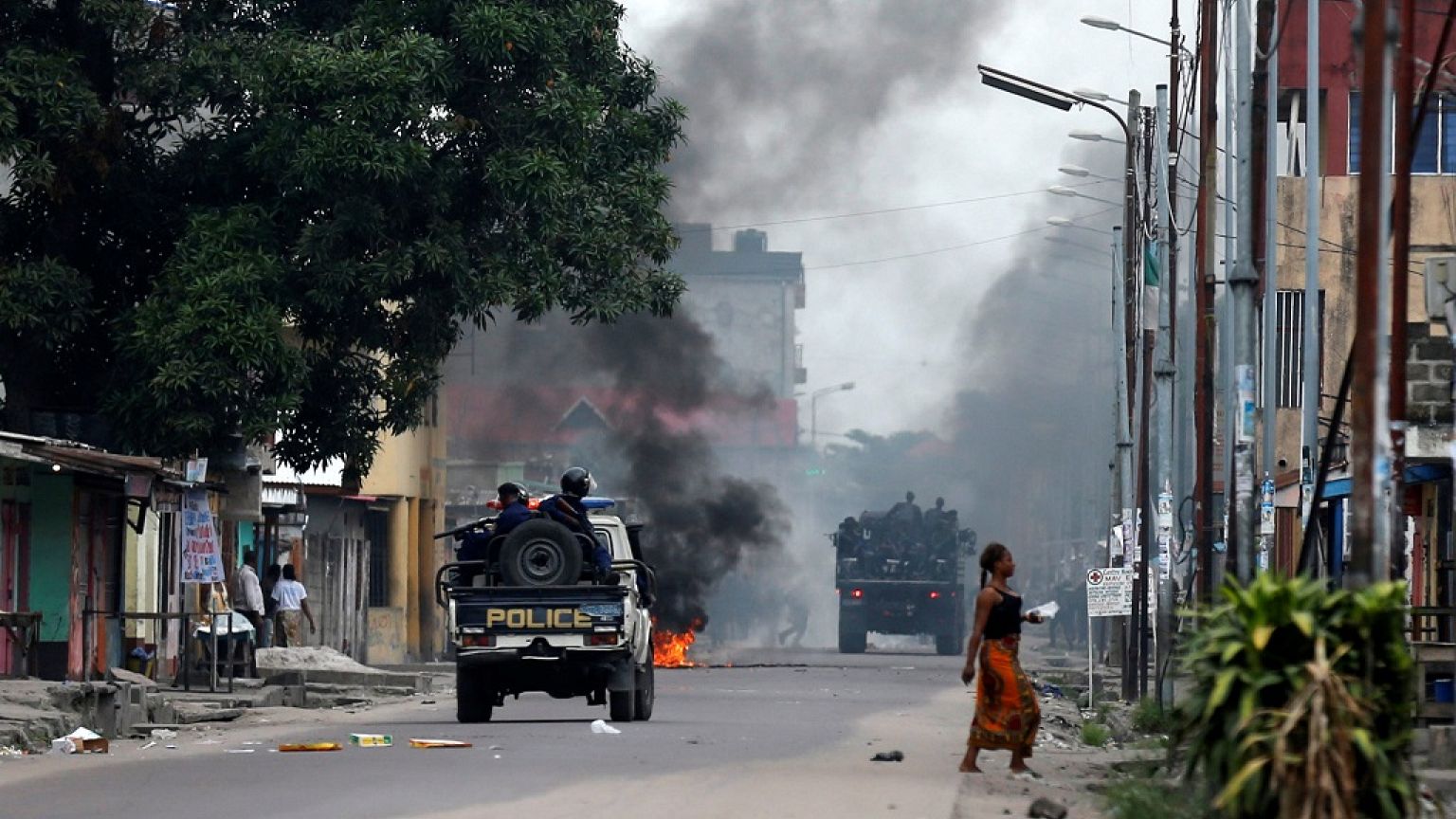DRC: Sporadic gunfire in Kinshasa, UN confirms 19 deaths