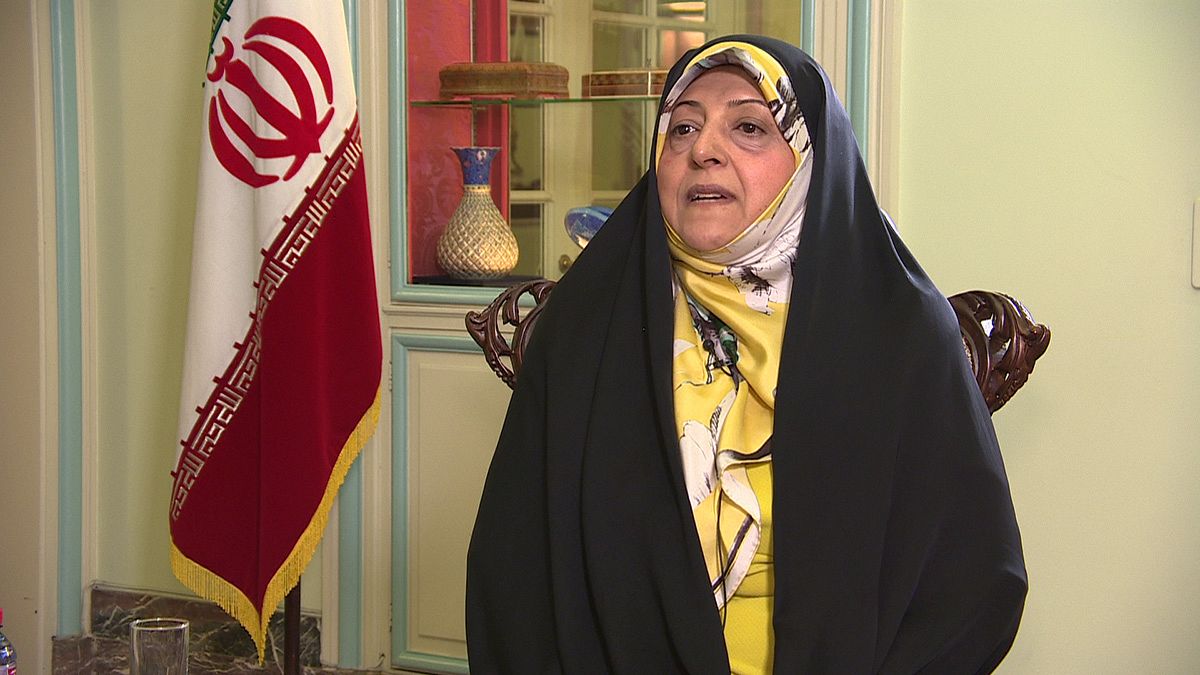 ابتكار، نائبة الرئيس الايراني، تتحدث عن البيئة وترامب والانتخابات الرئاسية