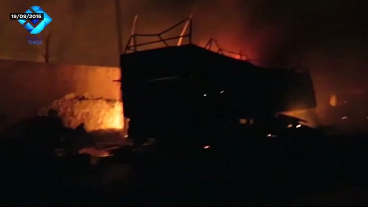غارة جوية استهدفت قافلة مساعدات في حلب قبل أشهر