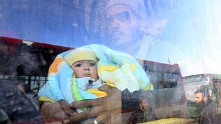 La nieve dificulta la evacuación de civiles de Alepo