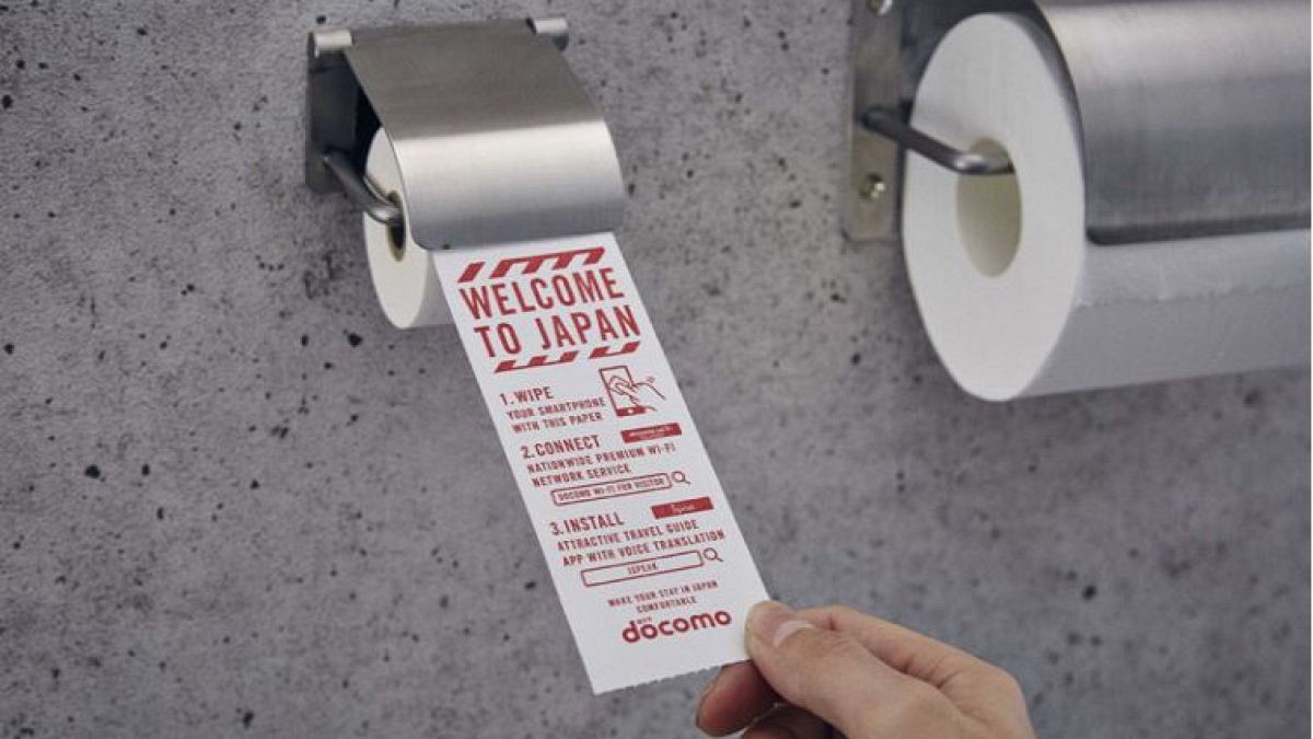 Japonya: Cep telefonları için tuvalet kağıdı