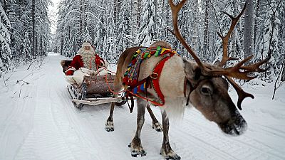 Le Père Noël a quitté Rovaniemi