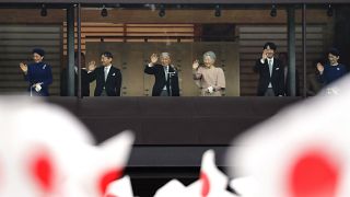 Image: Emperor Akihito marks 85th birthday in Tokyo