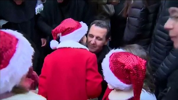 Assad: Weihnachtsvisite im Kloster Assad: Weihnachtsvisite im Kloster