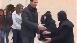 Syrie : Assad visite un couvent le jour de Noël