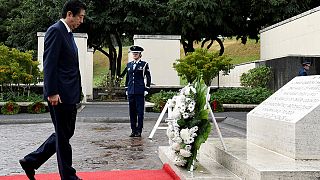 Shinzo Abe en Hawái. Todo listo para la histórica visita a Pearl Harbor