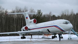 العثور على الصندوق الأسود الأساسي للطائرة الروسية المنكوبة