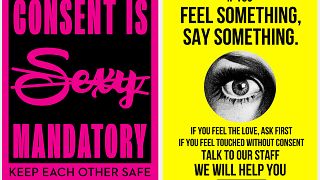 Image: House of Yes Consent posters