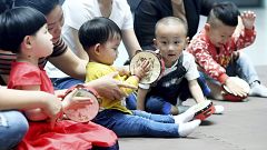 Image: Chinese children at a hospital in Nanjing