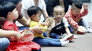 Image: Chinese children at a hospital in Nanjing